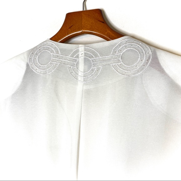 Tally Taylor Paris Rome semi sheer white open top - Picture 8 of 8